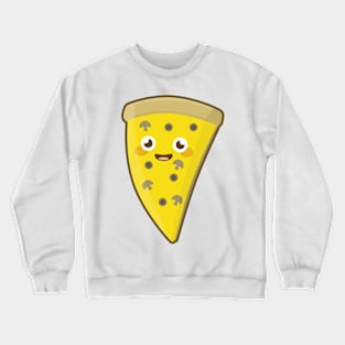 Kawaii Pizza Crewneck Sweatshirt